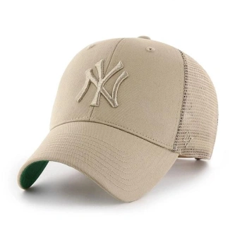 Czapka z daszkiem 47 Brand New York Yankees Branson MVP Mesh khaki beżowa
