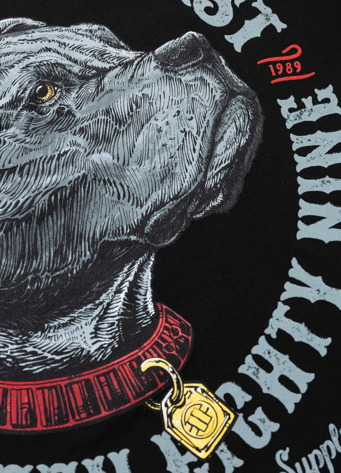 Koszulka męska T-Shirt Pit Bull Pitbull Strenght & Respect czarna