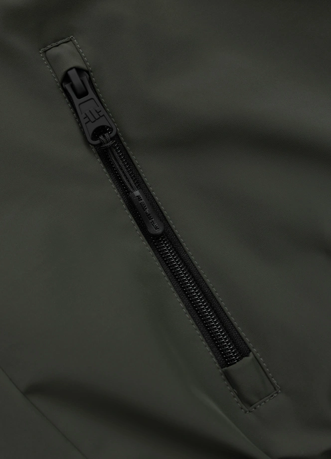 Kurtka zimowa męska Pit Bull Softshell York oliwkowa zielona