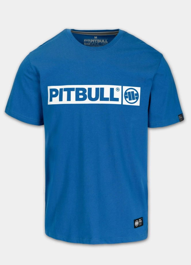 Koszulka męska T-Shirt Pitbull Hilltop niebieska