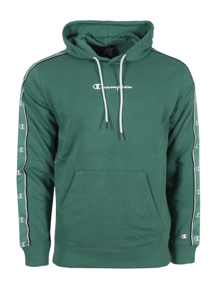 Bluza męska z kapturem Champion Lampas hooded zielona