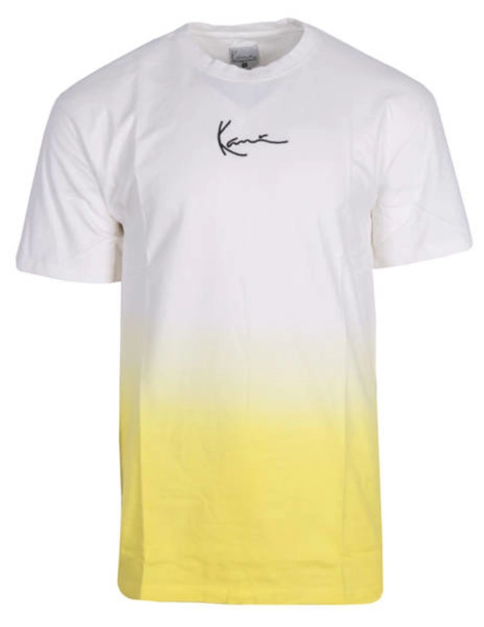 Koszulka t-shirt Karl Kani KK Small Signature Gradient Tee yellow