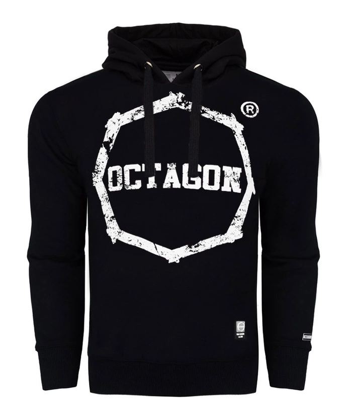 Bluza z kapturem Octagon Logo Smash hooded czarna