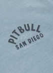 Koszulka męska T-Shirt Pit Bull Pitbull Denim Washed Raw Pacific sprany niebieski