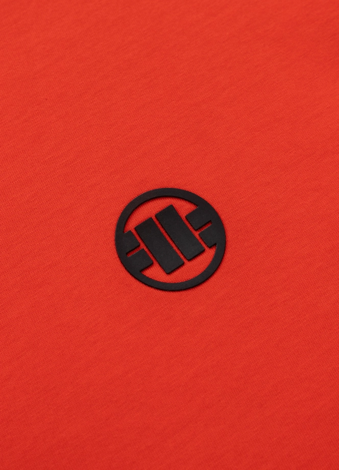 Koszulka męska T-Shirt Pit Bull Pitbull Small Logo 25 czerwona