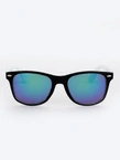 Okulary przeciwsłoneczne Jigga Wear Name Contrast Wayfarer czarno/biało/fioletowe