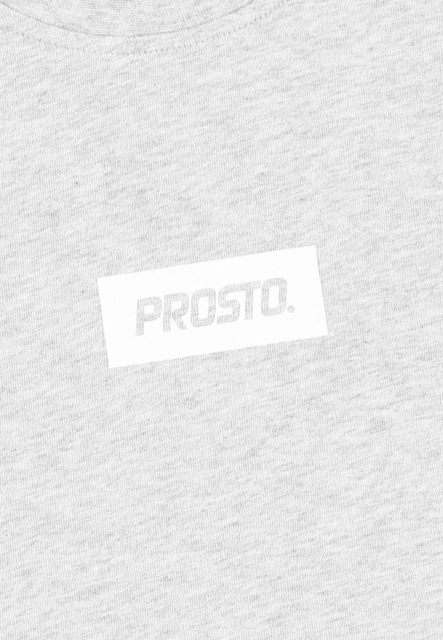 Koszulka męska t-shirt oversize Prosto Box szara