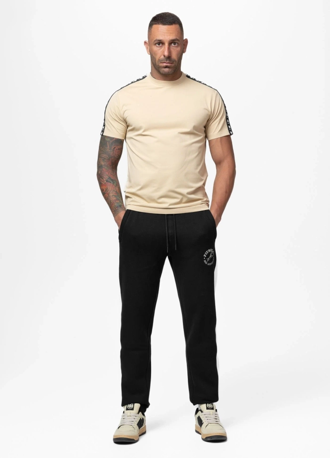 Spodnie męskie dresowe Pit Bull San Diego CA czarne