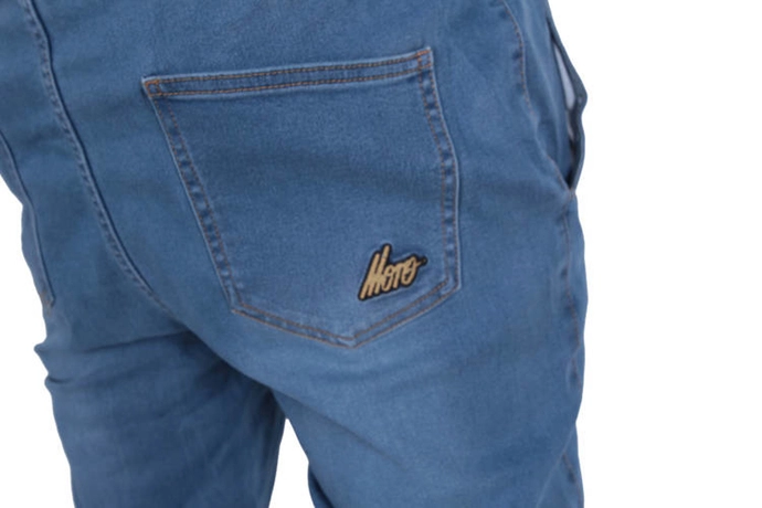 Spodnie jogger Moro Sport Slant Tag light blue