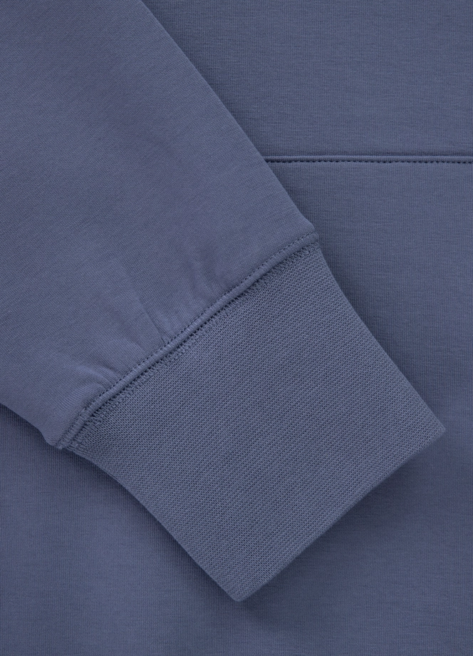 Bluza męska z kapturem Pitbull Pit Bull Sampson niebieska