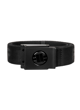 Pasek parciany Pitbull Webbing Belt Hilltop czarny