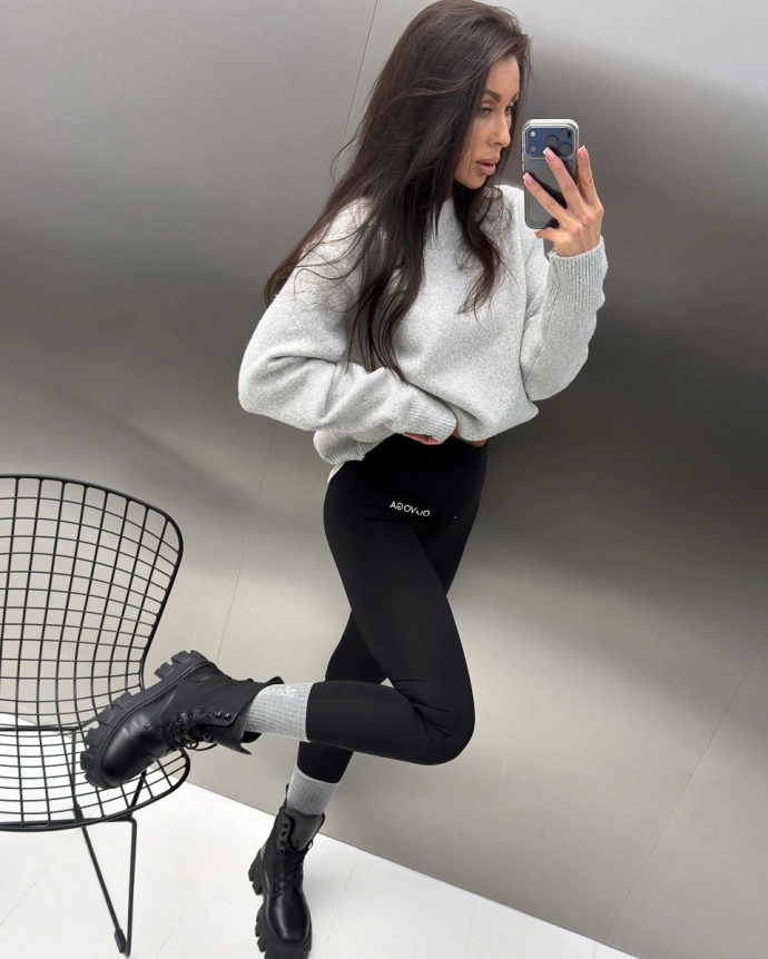 Legginsy damskie Olavoga LUXORA czarne