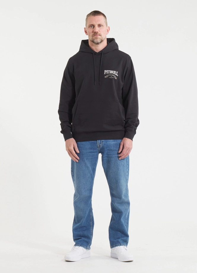 Bluza męska z kapturem Pitbull Pit Bull Troublemaker czarna