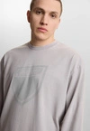 Koszulka longsleeve męski Prosto Splash Shield szara