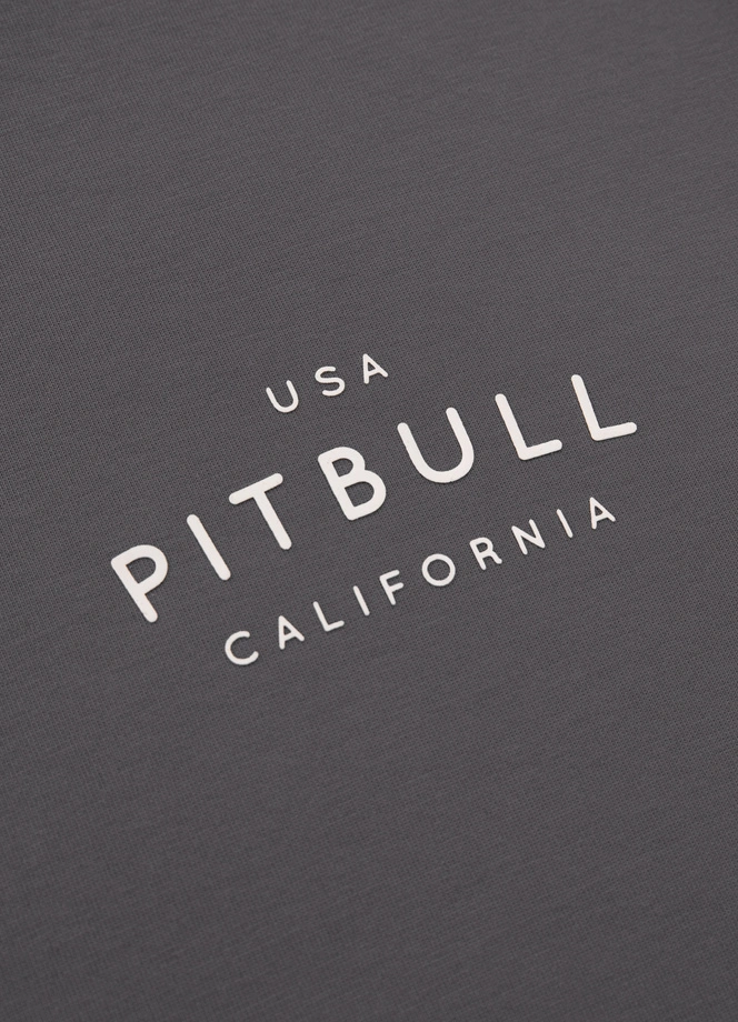 Bluza męska bez kaptura Pitbull Pit Bull Sampson grafitowa szara