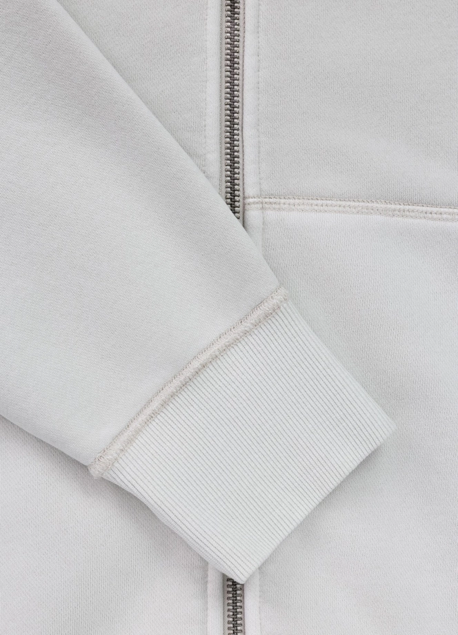 Bluza męska rozpinana z kapturem Pit Bull Hackett biała