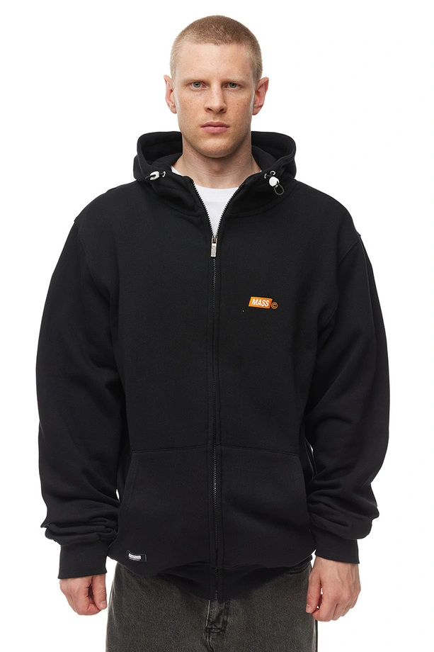 Bluza męska z kapturem ZIP Mass Dnm Mini Box czarna