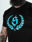 Koszulka męska t-shirt Środowisko Miejskie Big Laur 3D czarna