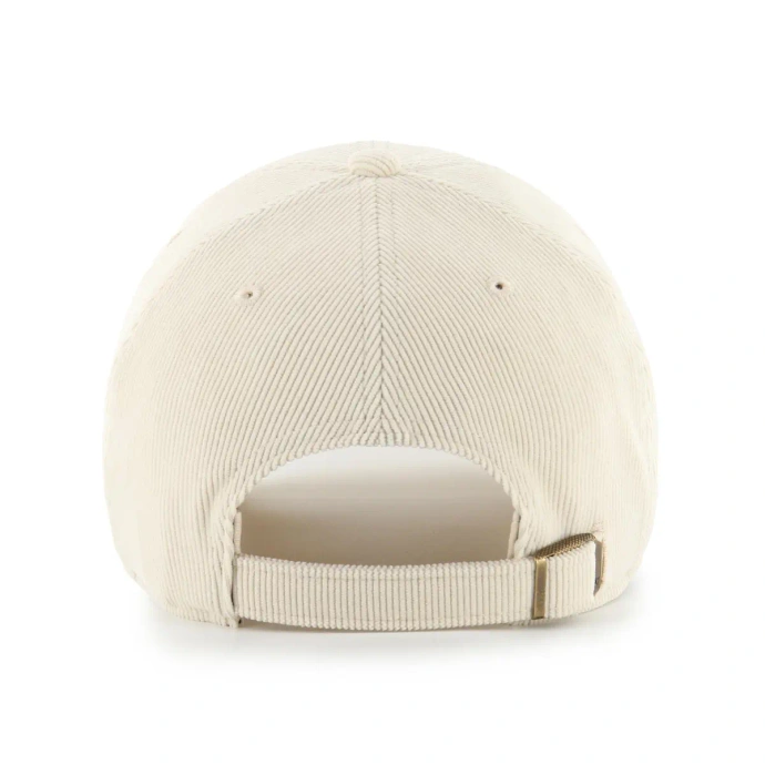 Czapka z daszkiem sztruksowa 47 Brand Oakland Athletics Crosspatch Clean Up kremowa