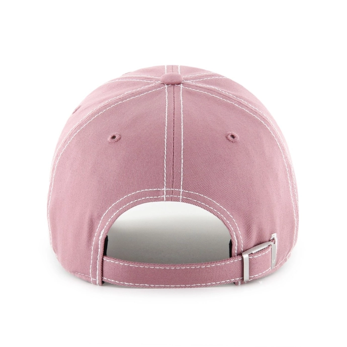 Czapka z daszkiem 47 Brand Los Angeles Dodgers Contrast Stitch Clean Up różowa