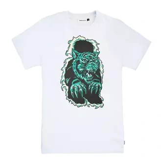 Koszulka męska t-shirt Tabasko Tiger biała