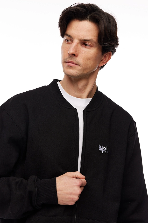 Bluza męska Mass Dnm Signature Patch Baseball czarna