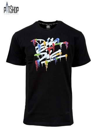 Koszulka męska t-shirt Diil Die Splash czarna