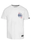 Koszulka męska T-Shirt Pit Bull Pitbull SD Stamp biała