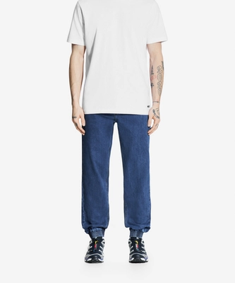 Spodnie męskie jogger jeans Prosto Krix niebieskie