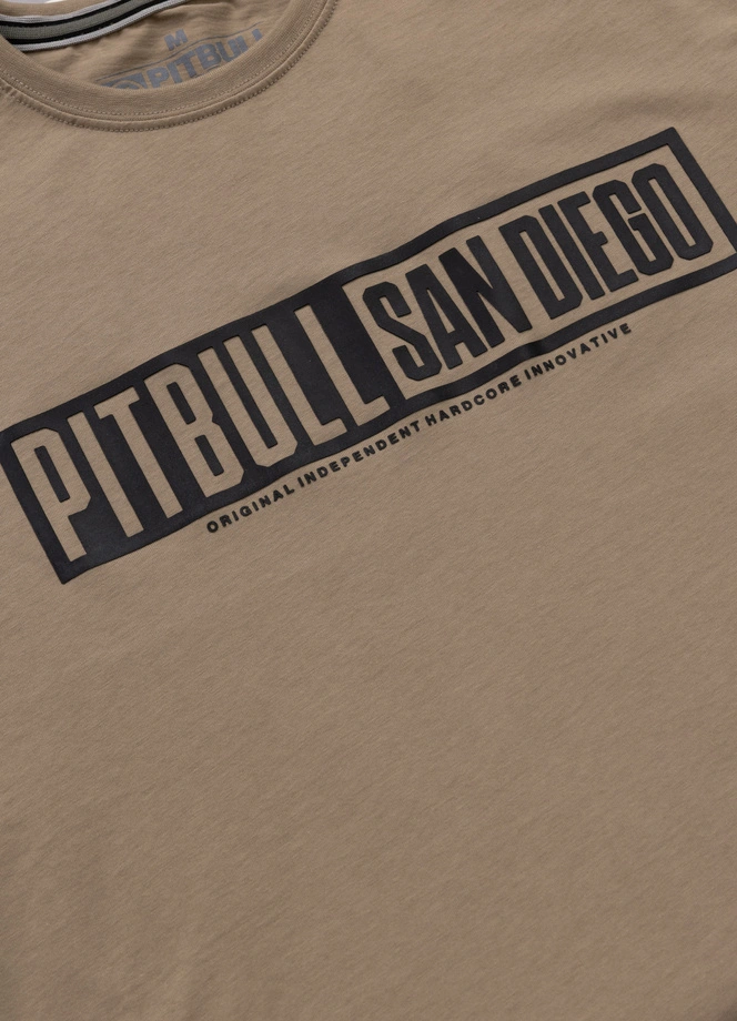 Koszulka męska T-Shirt Pit Bull Pitbull Eighty Nine Dog 25 beżowa