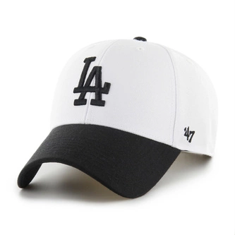 Czapka z daszkiem 47 Brand MLB Los Angeles Dodgers biało/czarna