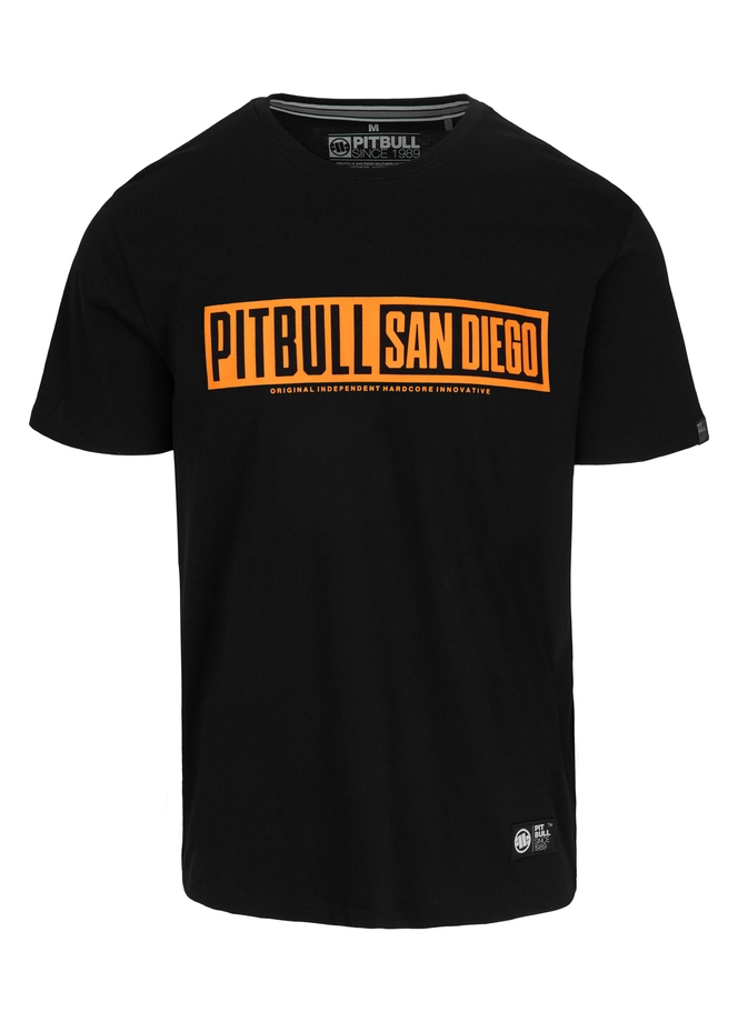 Koszulka męska T-Shirt Pitbull Eighty Nine Dog czarna