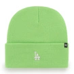 Czapka zimowa unisex 47 Brand MLB Los Angeles Small jasno zielona