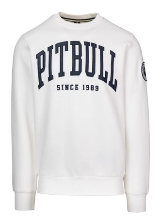 Bluza męska bez kaptura Pit Bull Norton off white biała