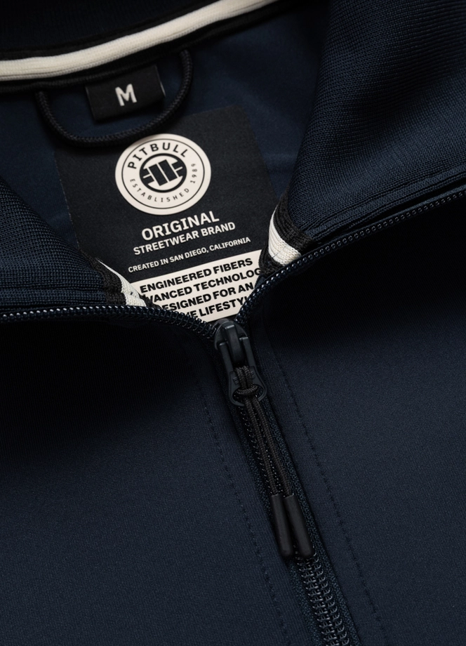 Bluza męska rozpinana Pit Bull San Diego CA granatowa