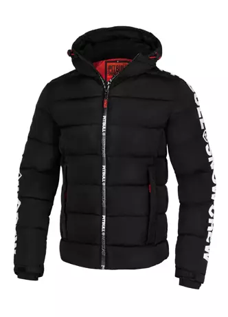 Kurtka zimowa męska Pit Bull Airway 4 Hooded Jacket czarna