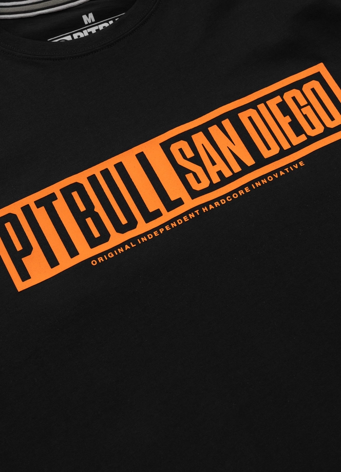 Koszulka męska T-Shirt Pitbull Eighty Nine Dog czarna
