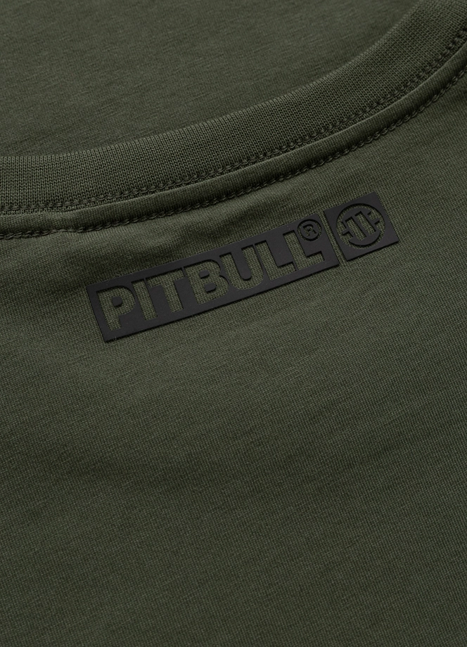 Koszulka męska T-Shirt Pitbull Hilltop ciemno zielona