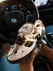 Buty sneakersy damskie Olavoga Anaty animal print
