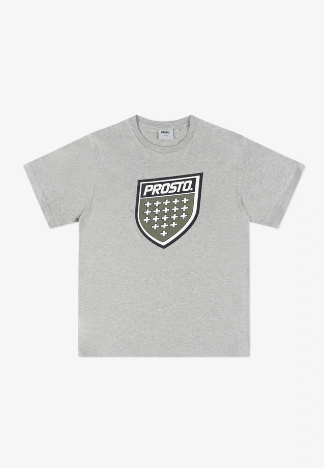 Koszulka męska t-shirt Prosto Infine szara