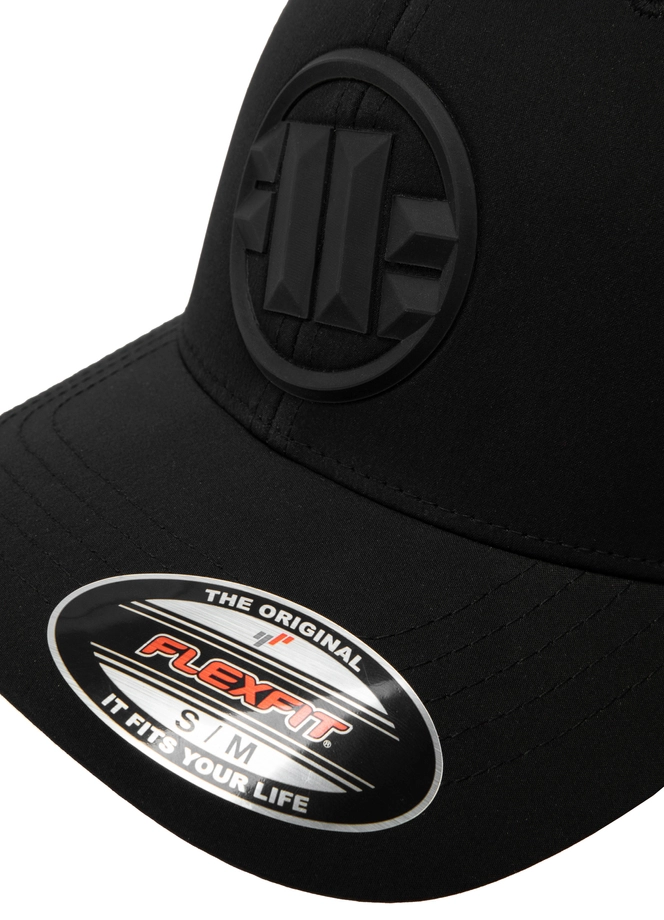 Czapka z daszkiem Full Cap Pit Bull Angle Welding 3D Logo czarna