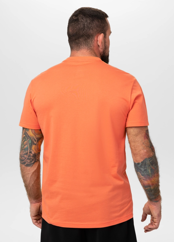 Koszulka męska T-Shirt Pit Bull Pitbull Scott pomarańczowa