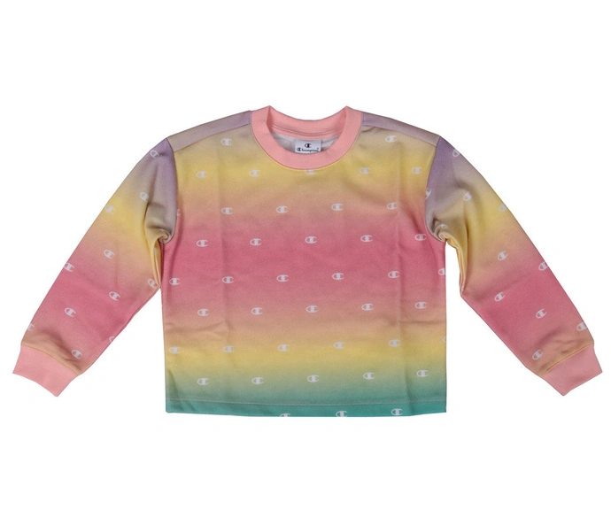 Bluza dziecięca Champion Croptop Color yellow