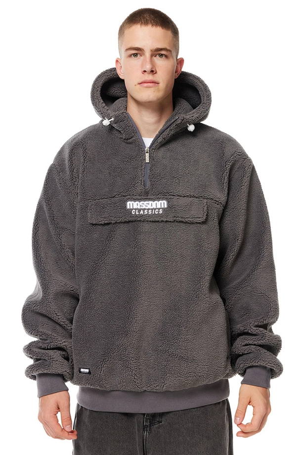 Kurtka przejściowa polarowa Mass Denim Frontside 2.0 szara