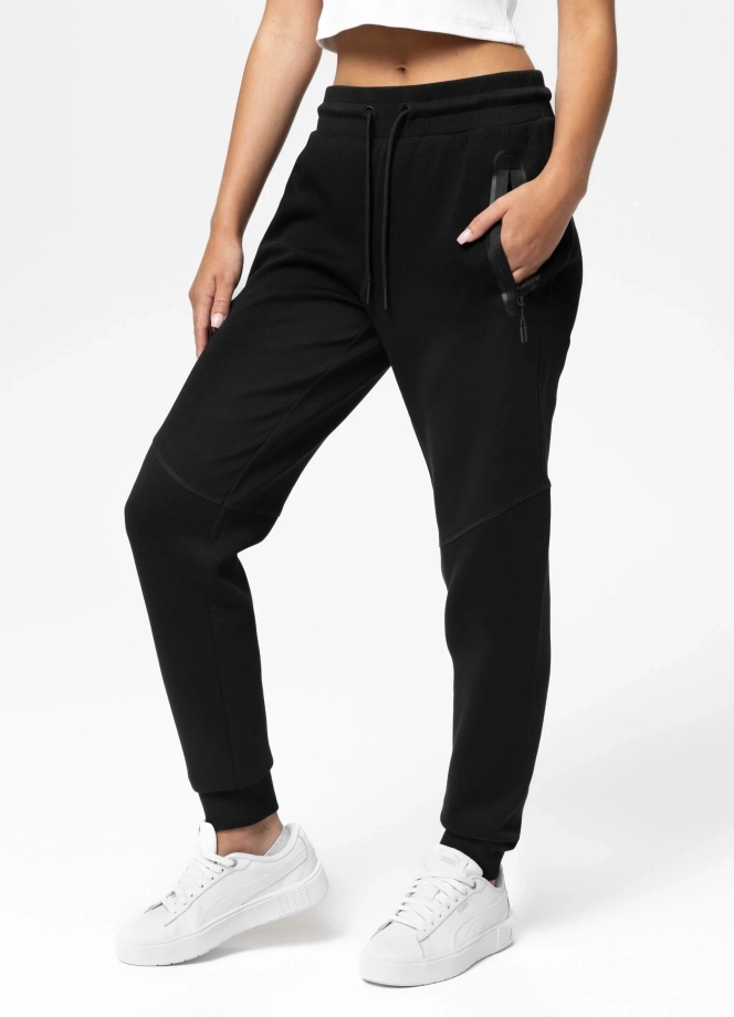 Spodnie dresowe damskie Pit Bull Explory czarne