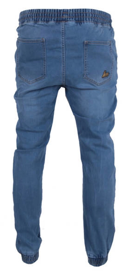 Spodnie jogger Moro Sport Slant Tag light blue