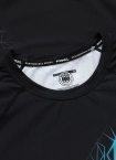 Koszulka męska rashguard Pitbull Ray czarna/niebieska