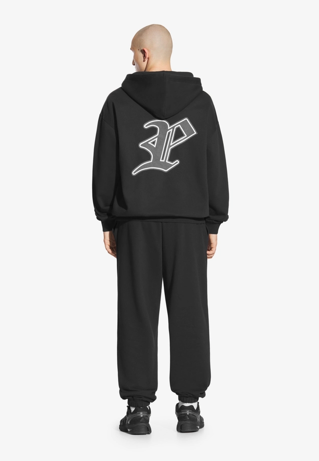 Bluza męska rozpinana z kapturem Prosto Ghotic P czarna