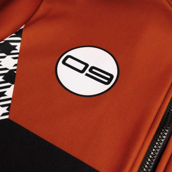 Bluza męska klasyczna Patriotic Epis Motorsport ZIP Ogień na tłoki komin czarna