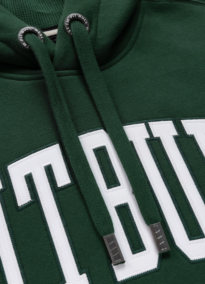 Bluza męska z kapturem Pit Bull Norton zielona